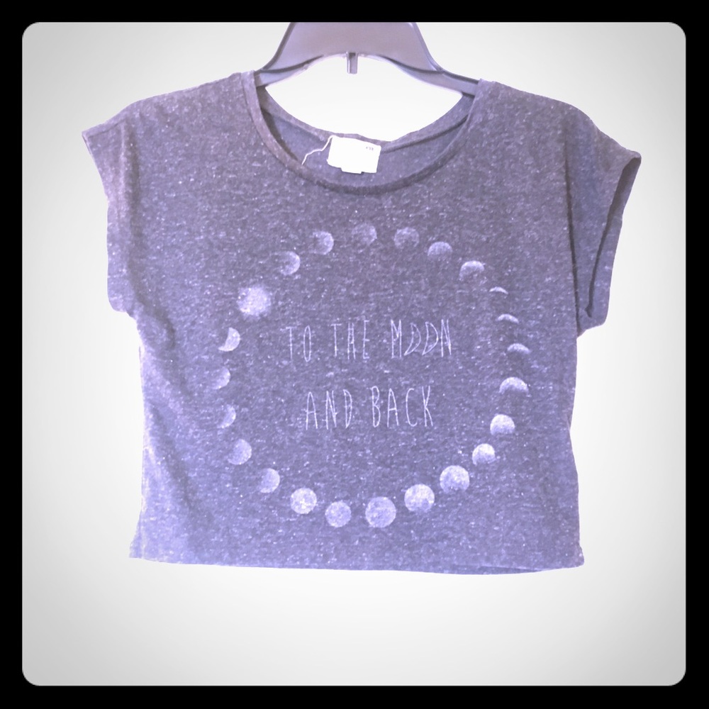 Cute Grey Crop Top